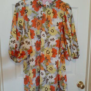 GeeGee The Take Me Back Floral Bubble Sleeve Dress